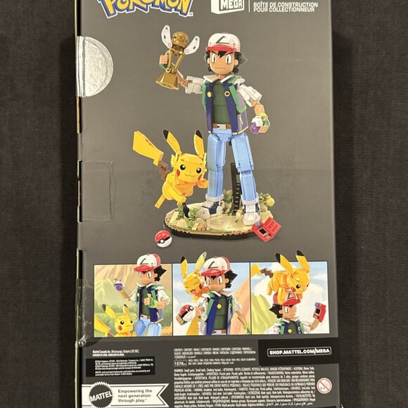New & Sealed Mega Construx Pokemon Ash & Pikachu: Path to Victory Collectors Set - Picture 5 of 7